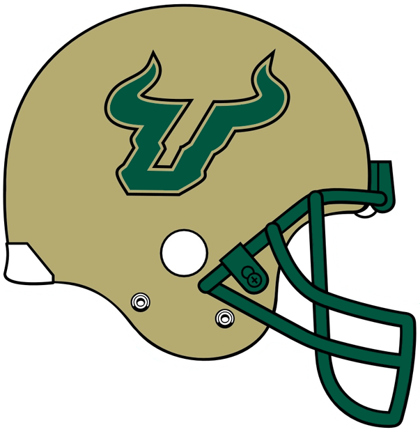 South Florida Bulls 2003-Pres Helmet Logo vinyl decal